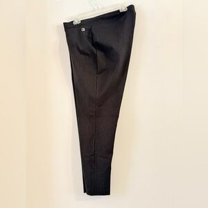 Calvin Klein Black Pin Striped Pants Size 1X NWT